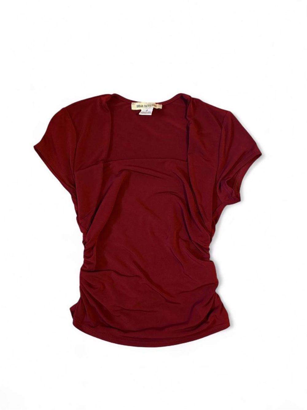 🍷Burgundy urban outfitters top 🍷